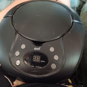 Onn Black Portable CD Player